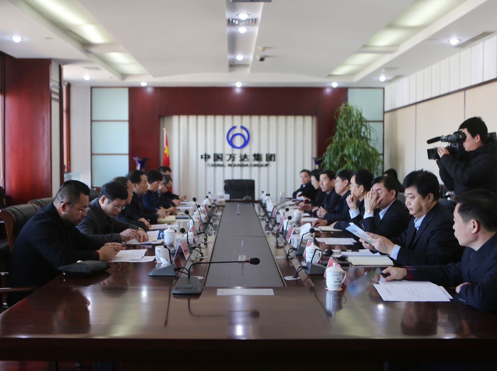 湖南省工商聯蒞臨萬達集團調研考察圓滿完成