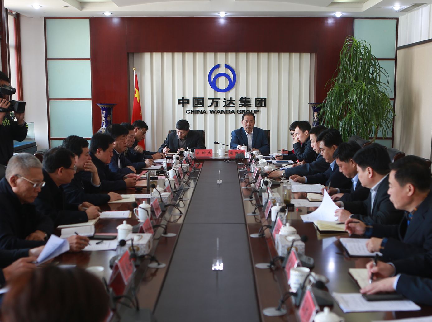 市人大常委會黨組副書記、副主任李金昆到分工聯系企業萬達集團調研